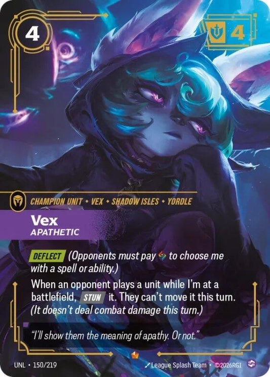 Vex, Apathetic (150/219) (UNL)