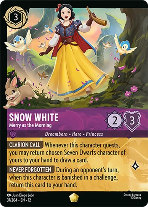 Snow White - Merry as the Morning (Foil) (37/204) (12)