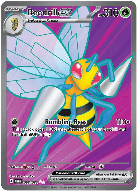 Beedrill ex (098/086) (CRI)