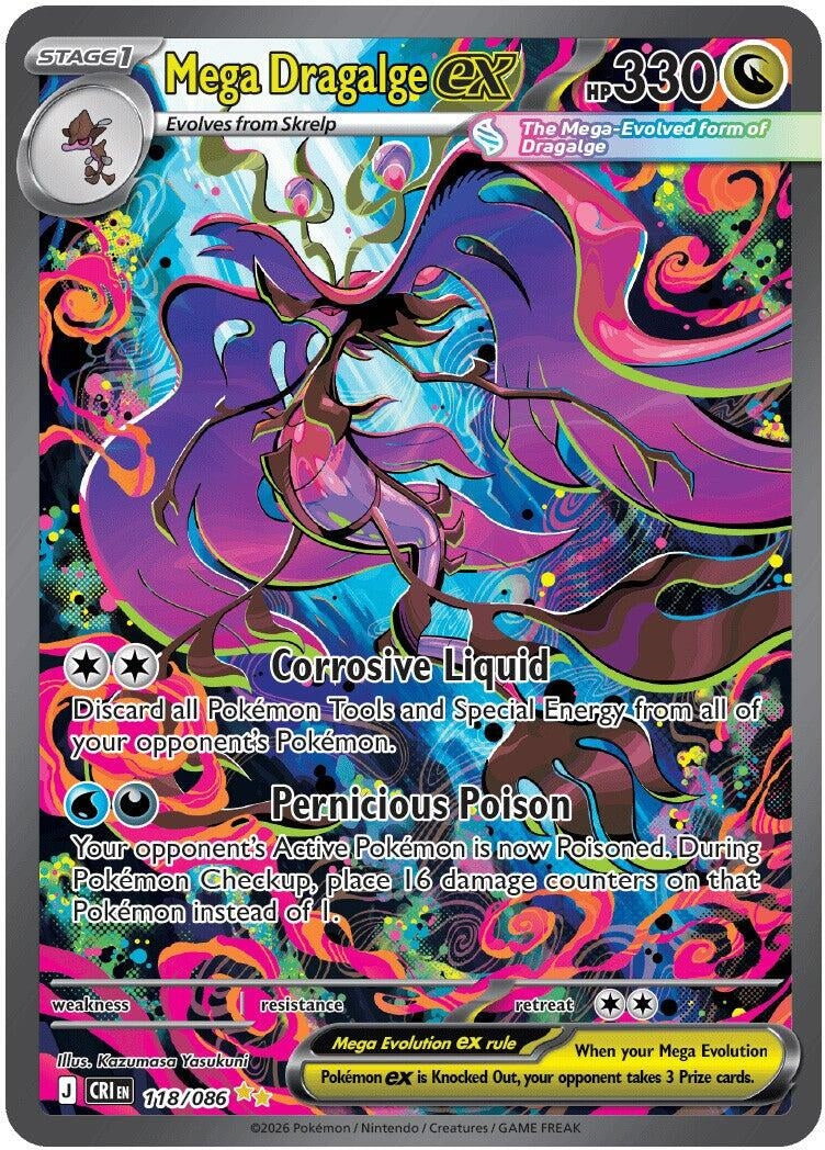 Mega Dragalge ex (118/086) (CRI)