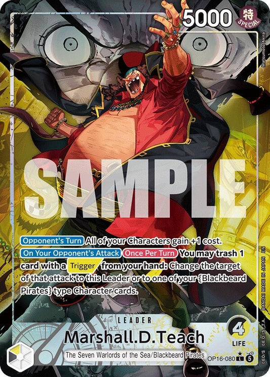 Marshall.D.Teach (080) (Alternate Art) (OP16-080) (OP16)