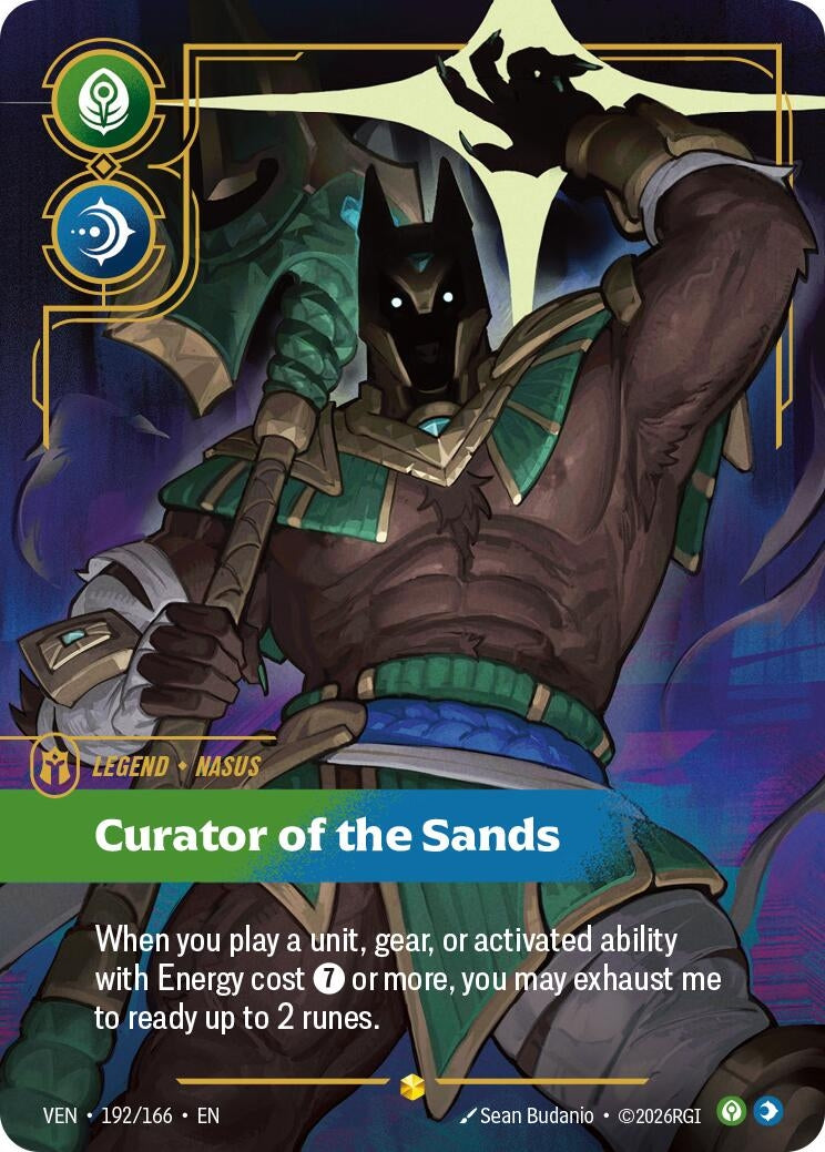 Nasus, Curator of the Sands (Overnumbered) (192/166) (VEN)