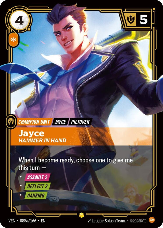 Jayce, Hammer in Hand (Alternate Art) (088a/166) (VEN)