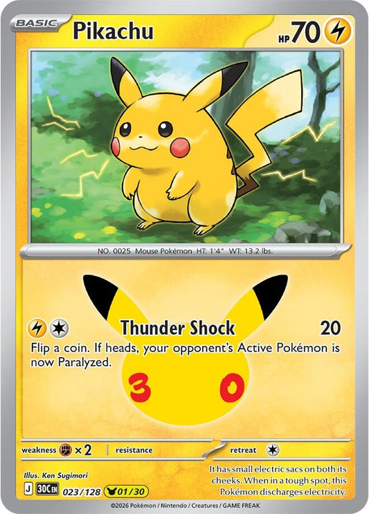Pikachu (023/128) (30C)