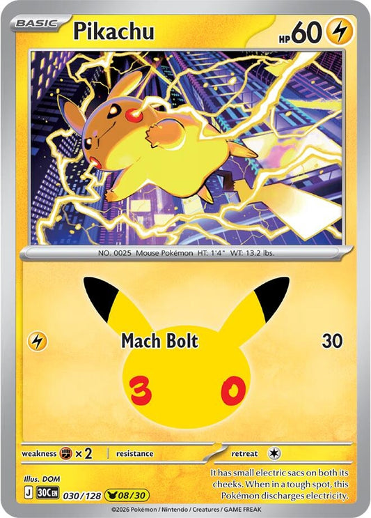 Pikachu (030/128) (30C)