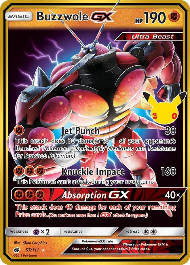 Buzzwole GX (57/111) (30C)