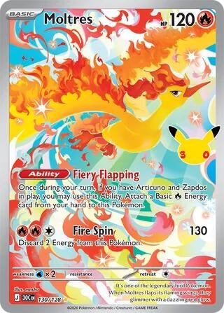 Moltres (130/128) (30C)