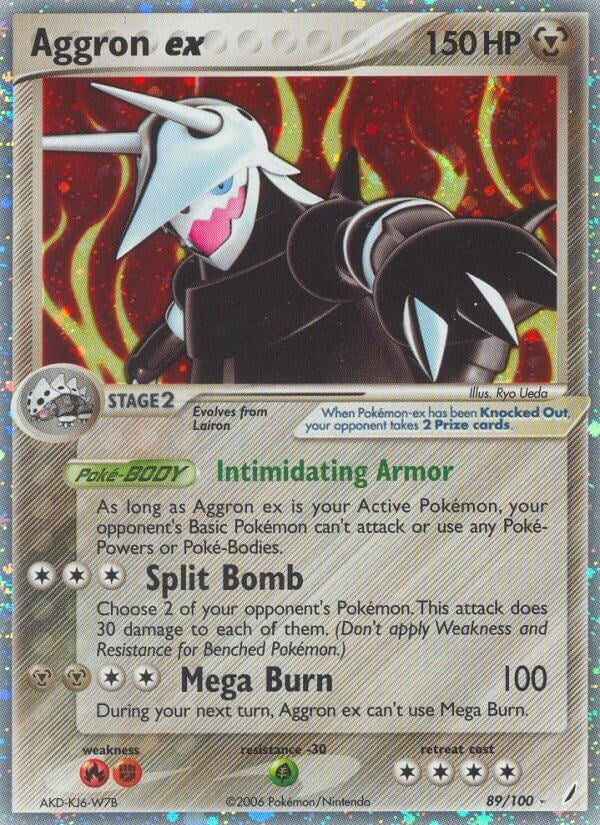 Aggron ex (89/100) (CG)