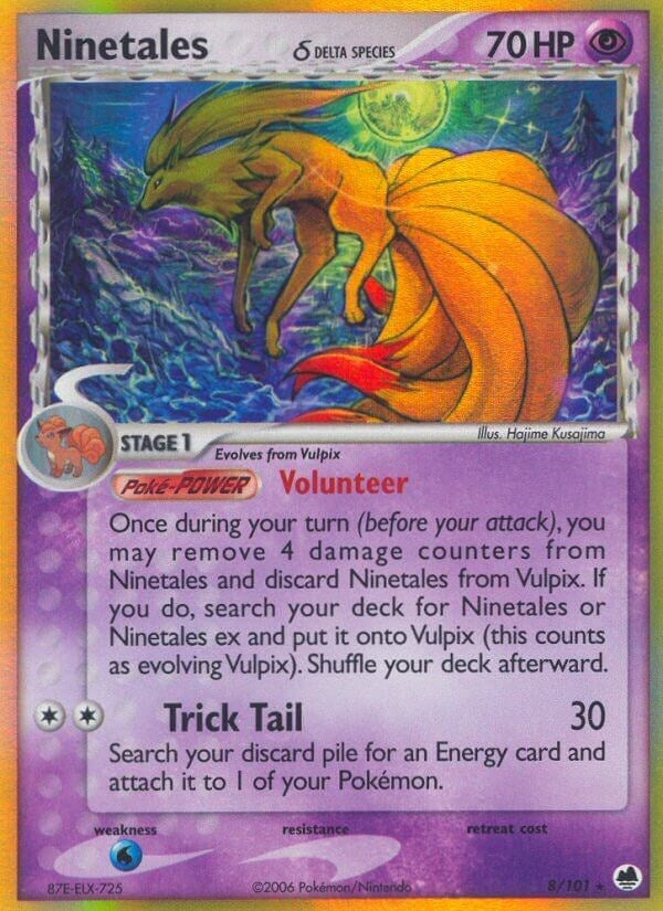 Ninetales (Delta Species) (8/101) (DF)