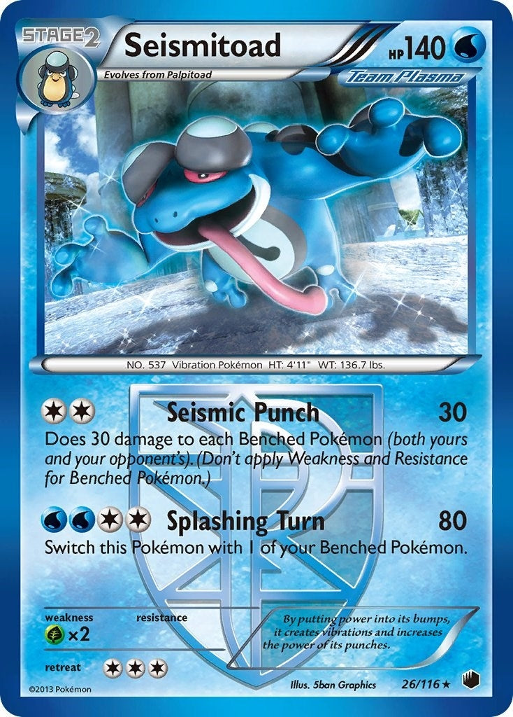 Seismitoad (Team Plasma) (26/116) (PLF)