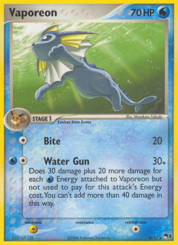 Vaporeon (006/017) (POP)